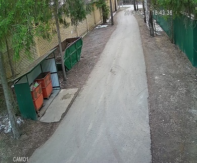 Установка видеонаблюдения в коттеджном поселке